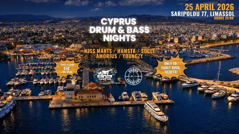 Cyprus Drum & Bass Nights w/ Miss Mants