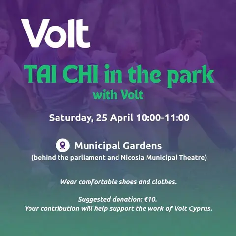 TAI CHI in the park with Volt