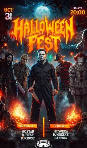 Halloween Fest: Live DJ Night at The Amphitheatre
