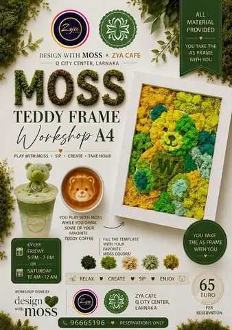 Moss Teddy Frame Workshop
