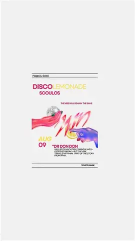 Τavola πάει ήλιο - Disco Lemonade Vol.III Manos Scoulos 09/08 Sunday