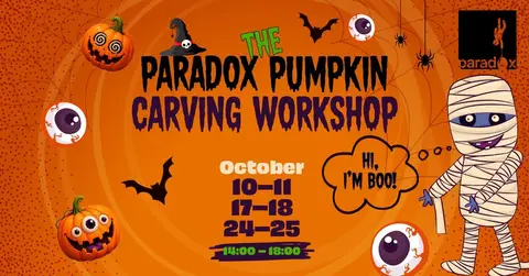 Halloween at Paradox: Illusions, Spooky Fun & Pumpkin-Powered Workshops!