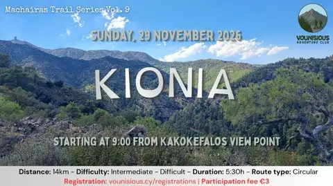 Machairas Trail Series Vol. 9: Kionia Hike in Nicosia