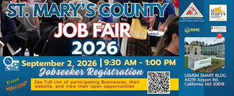 St. Mary's County Job Fair 2026- Jobseeker Registration