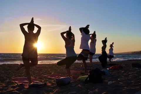 Sunset Yoga Bliss at Sandy Beach - WEDNESDAY 06/05