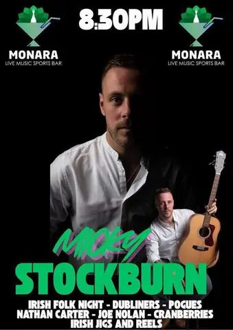 Irish Folk Night with Micky Stockburn