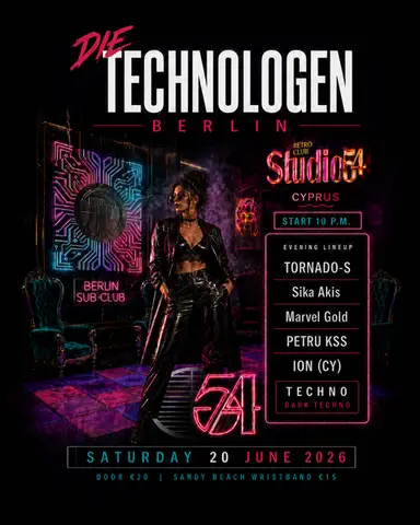 STUDIO 54 TECHNO PARTY - official after hour - DIE TECHNOLOGEN BERLIN