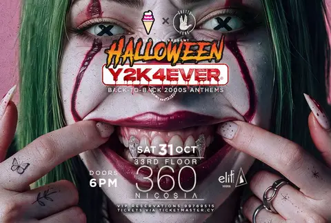 Y2K4EVER HALLOWEEN SPECIAL 31.10 AT 360 NICOSIA