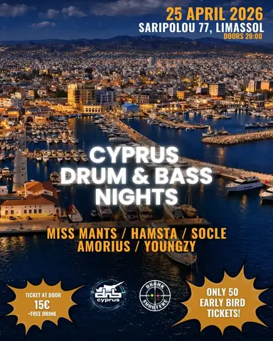 Cyprus Drum & Bass Nights with Miss Mants