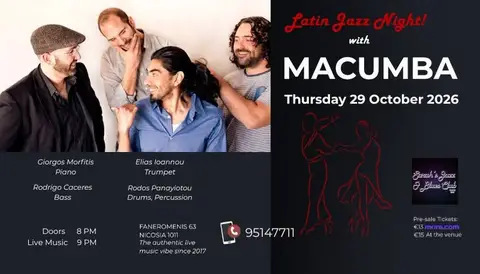Latin Jazz, dancing and fun with MACUMBA