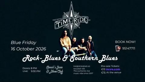 Time Ride Rock-Blues Night 17 October
