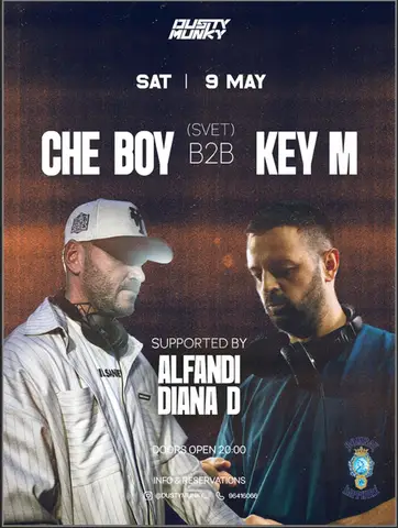 DUSTY MUNKY Invites KEY M & Che Boy (Svet)