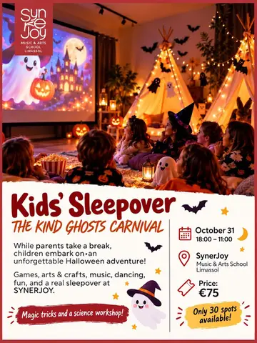 Kids' Halloween Sleepover: Magic, Science & Fun