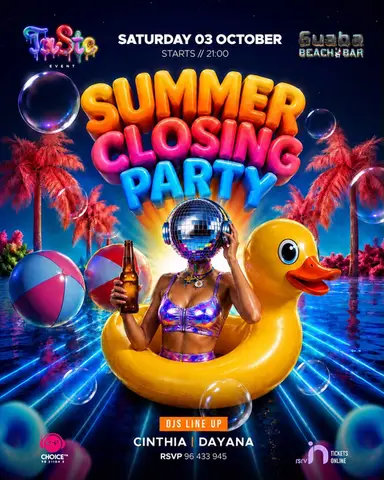 CLOSING SUMMER PARTY @ GUABA