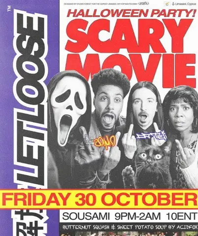 LetLoose Halloween: Scary Movie Party in Limassol